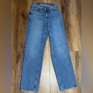 American Eagle Outfitters Men's Straight Blue Jeans